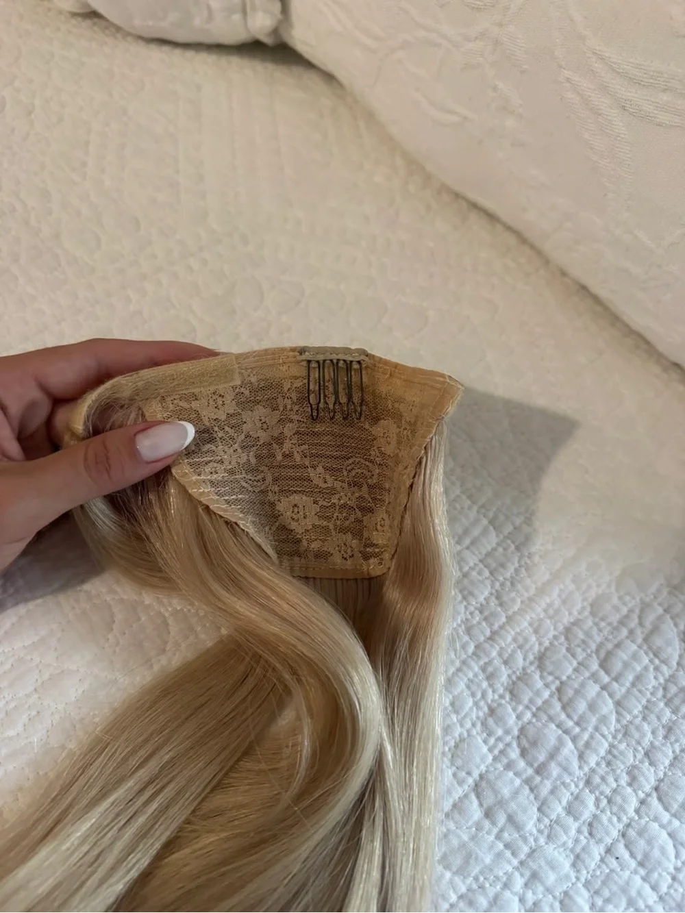 Blonde Ponytail Hair Extensions 18 inches